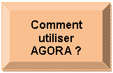 Plaque: Comment utiliser AGORA ?
